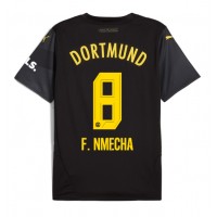 Camiseta Borussia Dortmund Felix Nmecha #8 Segunda Equipación Replica 2024-25 mangas cortas